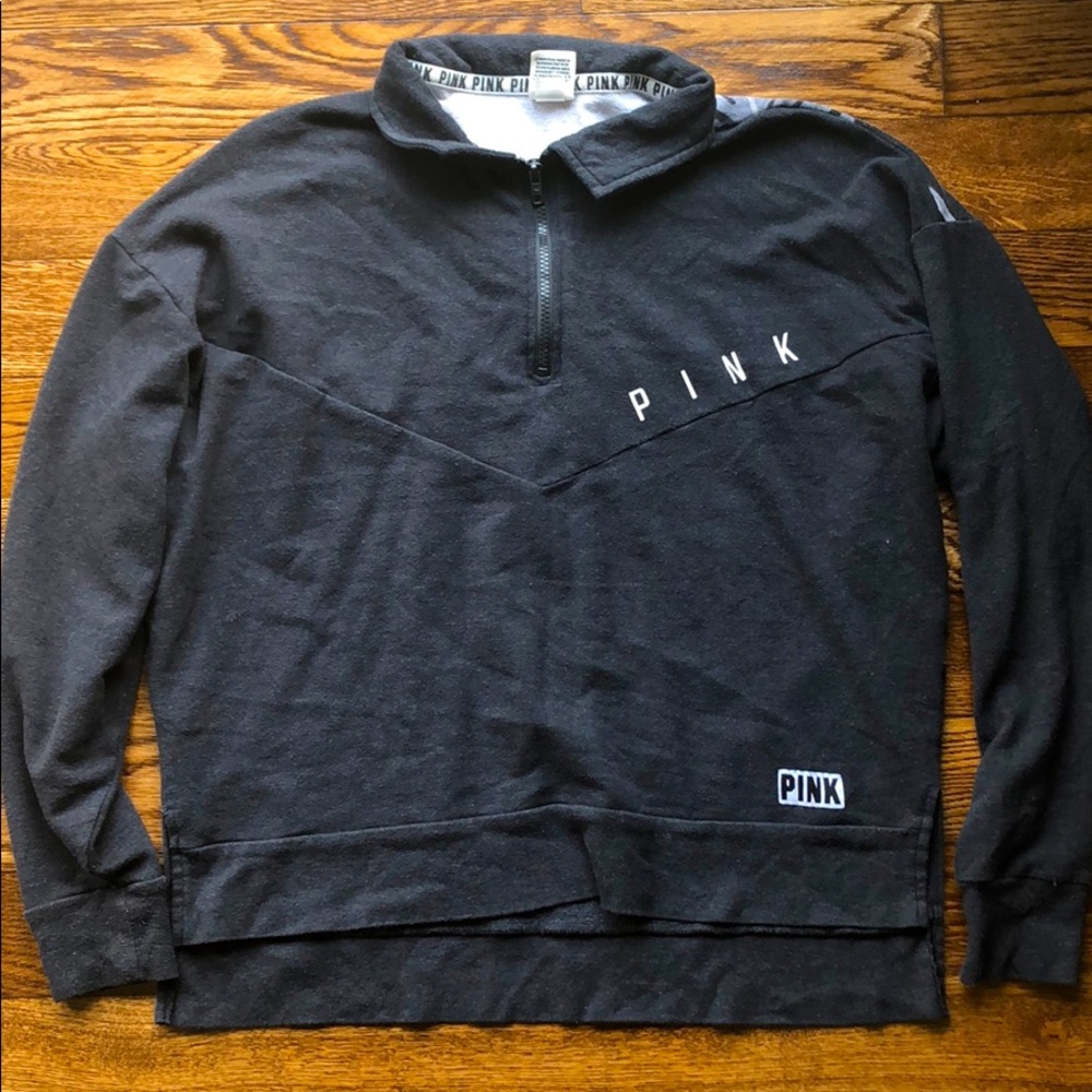 PINK quarter zip jacket.